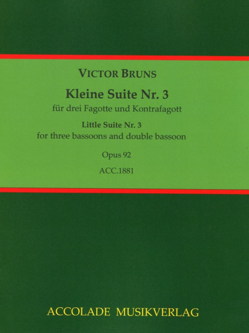 Vorderes Coverbild Kleine Suite Nr. 3 op. 92 