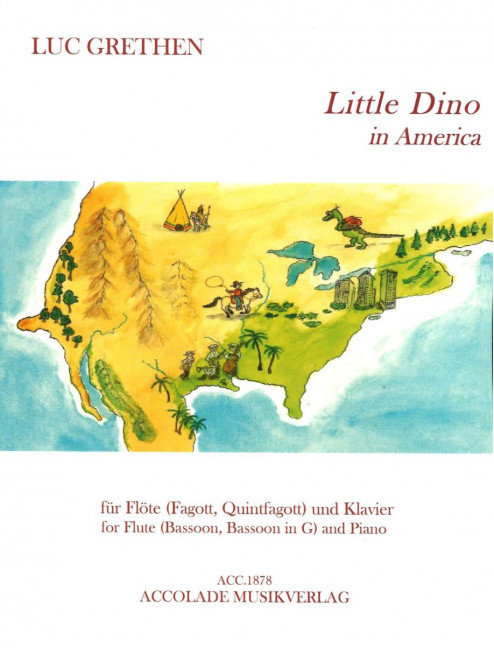 Vorderes Coverbild Little Dino in America 