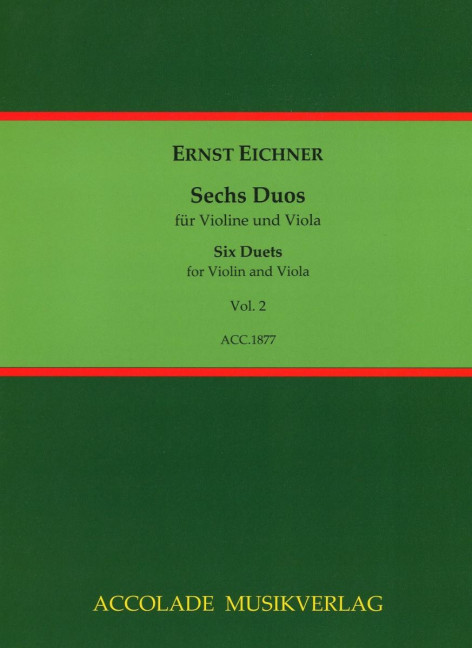 Vorderes Coverbild Sechs Duos Vol. 2
