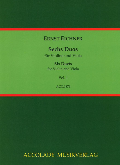 Vorderes Coverbild Sechs Duos Vol. 1