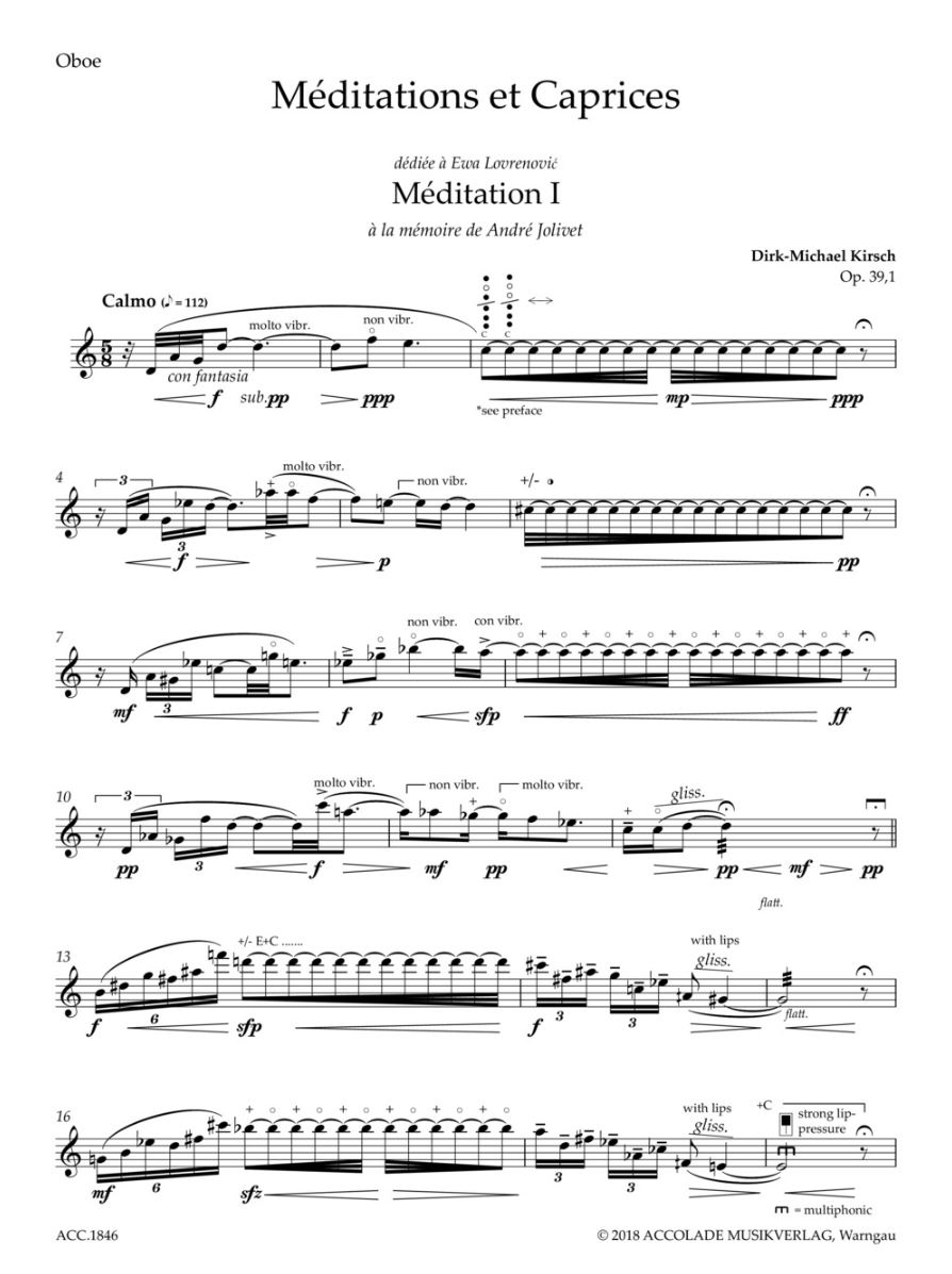 Anderes Coverbild Méditations et Caprices op. 39 