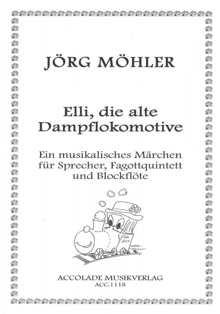 Vorderes Coverbild Elli, die alte Dampflokomotive 