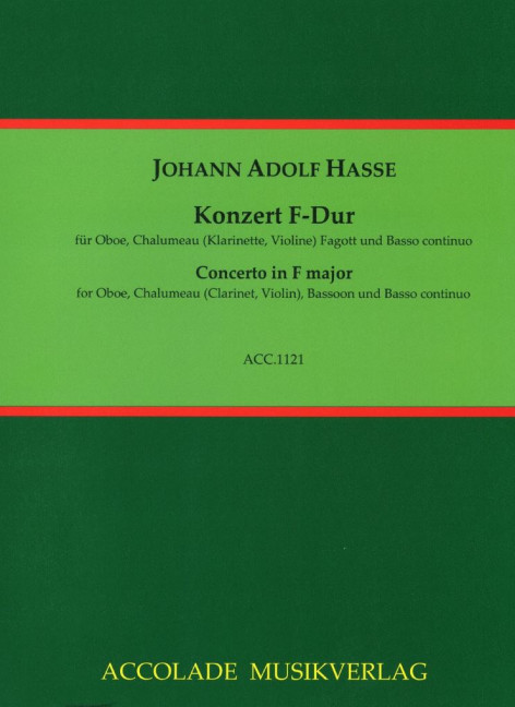 Vorderes Coverbild Konzert F-Dur 