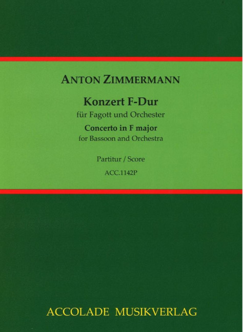 Vorderes Coverbild Konzert F-Dur 
