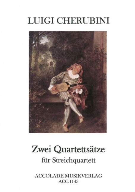 Vorderes Coverbild Zwei Quartettsätze 
