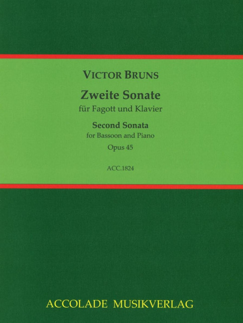 Vorderes Coverbild Zweite Sonate op. 45 