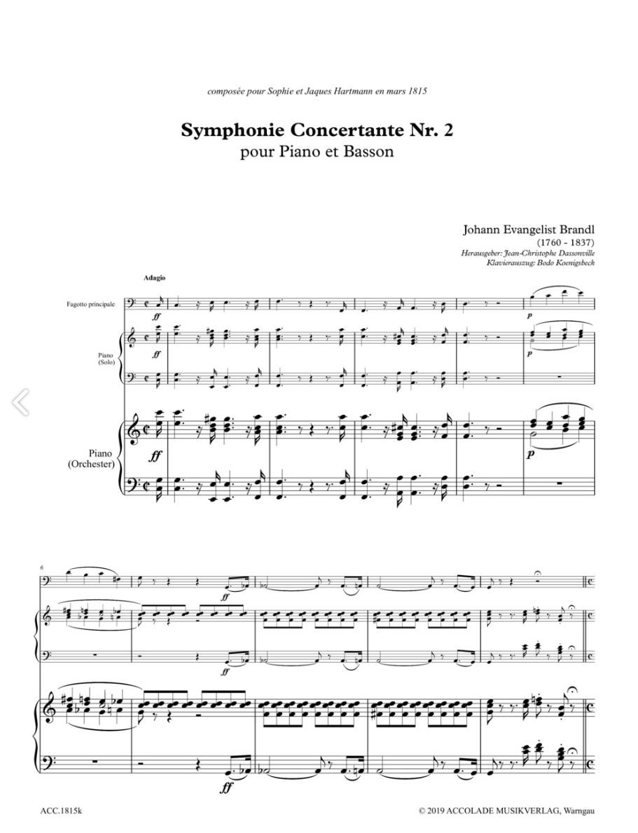 Anderes Coverbild Symphonie concertante Nr. 2 