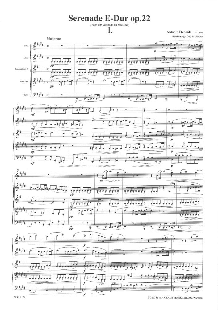 Anderes Coverbild Serenade E-Dur op. 22 