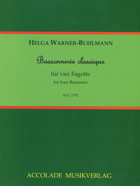 Vorderes Coverbild Bassonnerie classique 