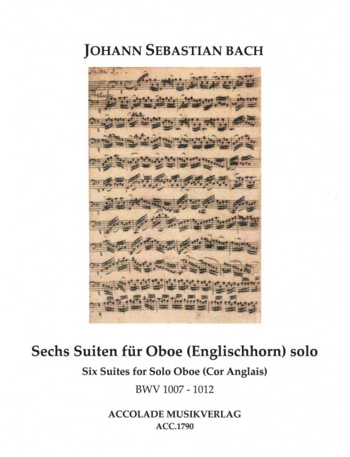 Vorderes Coverbild Sechs Suiten für Oboe (Englischhorn) solo 