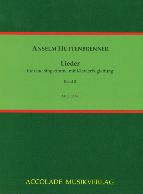 Vorderes Coverbild Lieder 3 Band 3