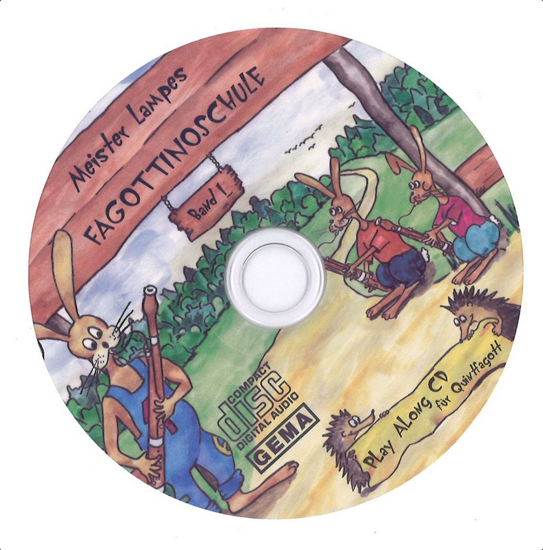Vorderes Coverbild Meister Lampes Fagottinoschule: Begleit-CD zu Band 1