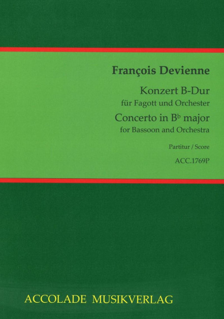 Vorderes Coverbild Konzert B-Dur 