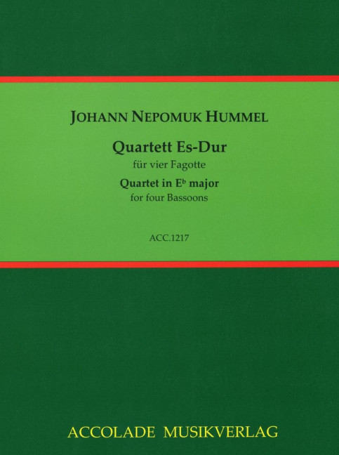 Vorderes Coverbild Quartett Es-Dur 