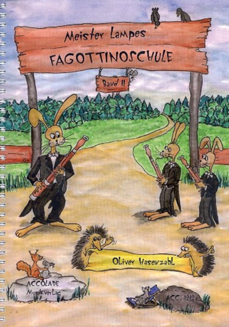 Vorderes Coverbild Meister Lampes Fagottinoschule Band 2