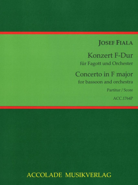 Vorderes Coverbild Konzert F-Dur 