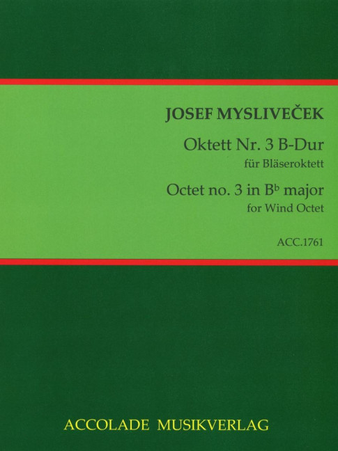 Vorderes Coverbild Oktett Nr. 3 B-Dur 