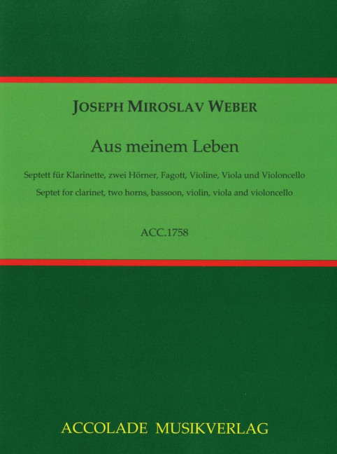 Vorderes Coverbild Septett "Aus meinem Leben" 