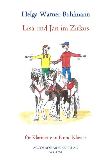 Vorderes Coverbild Lisa und Jan im Zirkus 