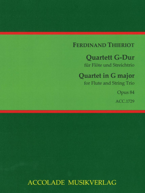 Vorderes Coverbild Quartett G-Dur op. 84 
