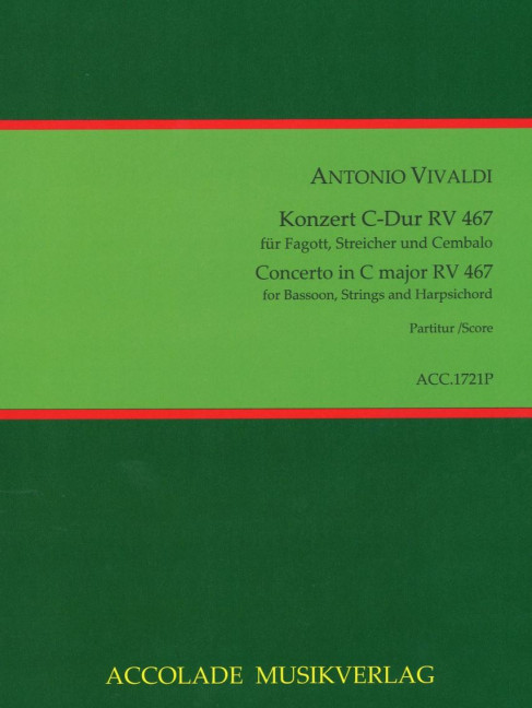 Vorderes Coverbild Konzert C-Dur RV 467 