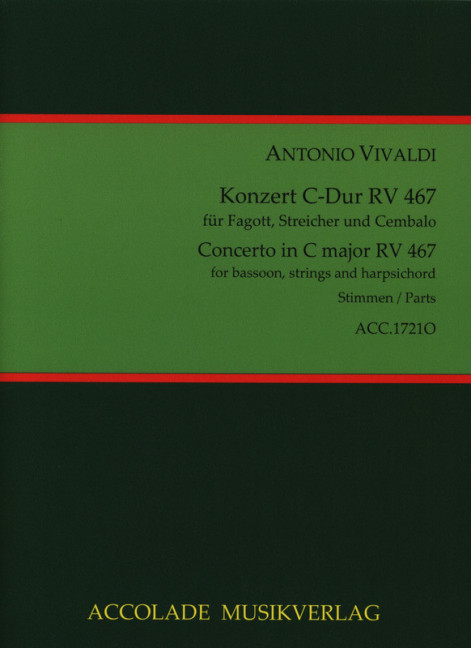 Vorderes Coverbild Konzert C-Dur RV 467 