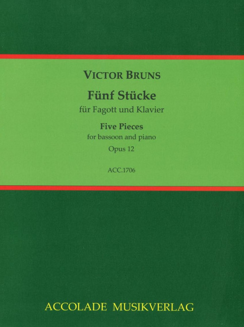 Vorderes Coverbild Fünf Stücke op. 12 