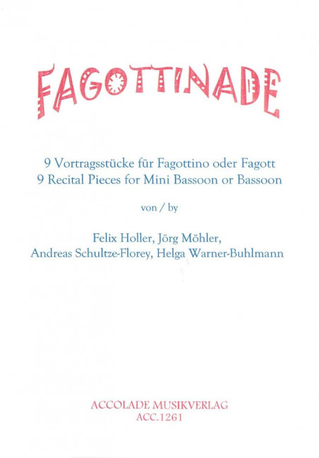 Vorderes Coverbild Fagottinade 