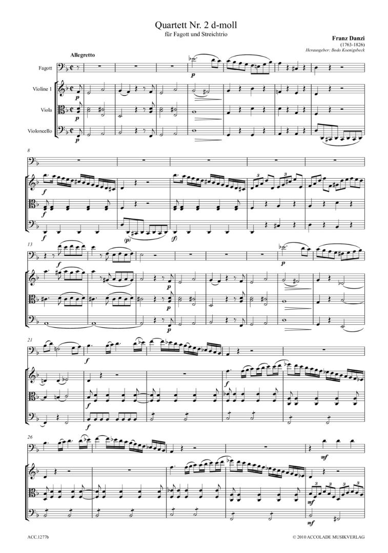 Anderes Coverbild Quartett d-moll op.40/2 