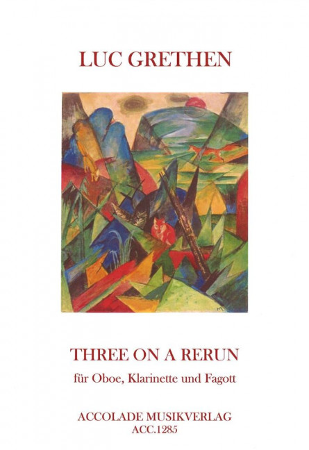 Vorderes Coverbild Three on a Rerun 