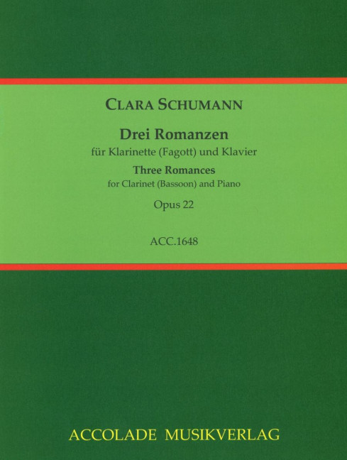 Vorderes Coverbild Drei Romanzen op. 22 