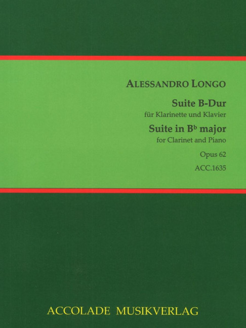Vorderes Coverbild Suite B-Dur op. 62 