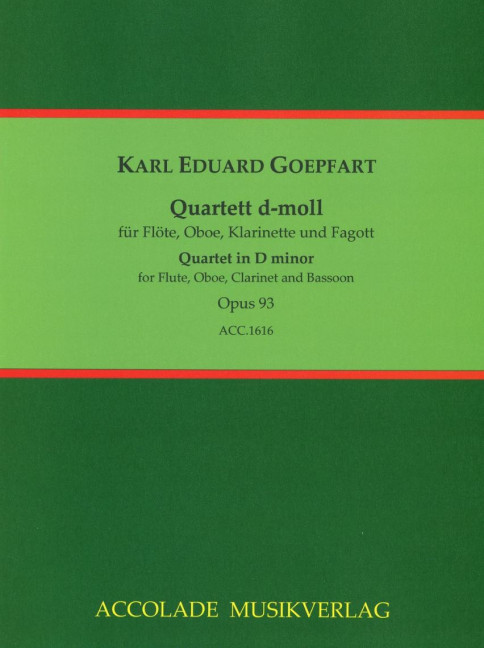 Vorderes Coverbild Quartett d-moll op. 93 
