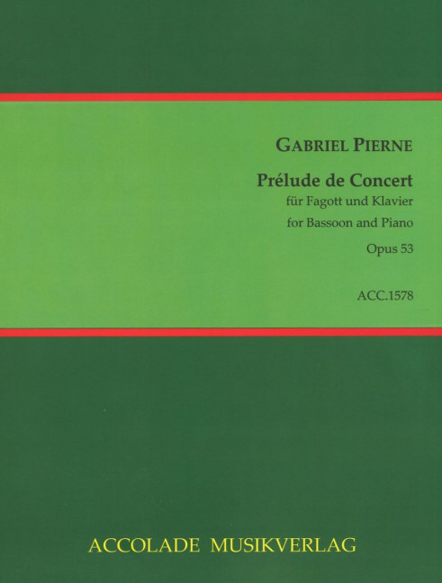 Vorderes Coverbild Prélude de concert op. 53 