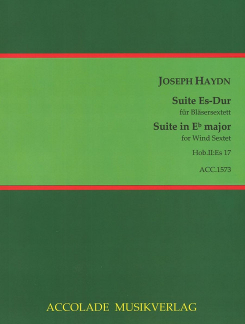 Vorderes Coverbild Suite Es-Dur Hob.II:Es 17 
