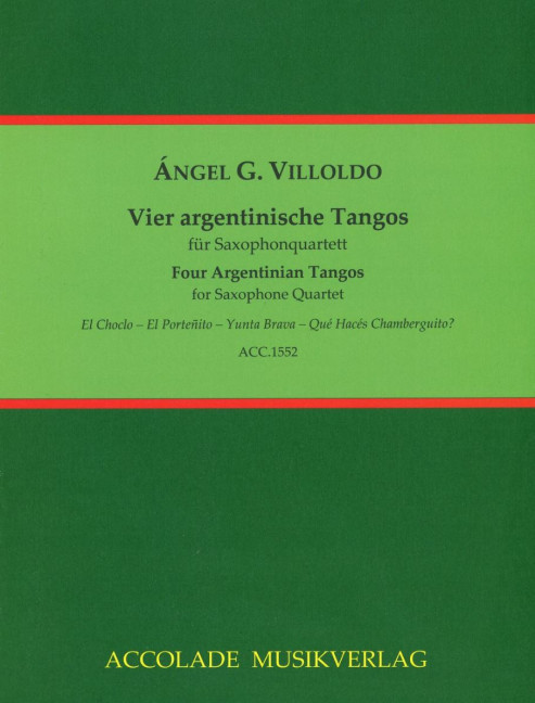 Vorderes Coverbild Vier argentinische Tangos 