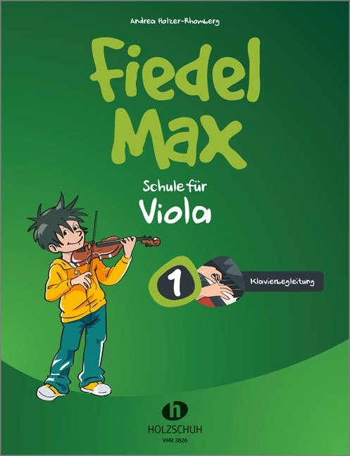 Vorderes Coverbild Fiedel-Max für Viola - Schule 1 Klavierbegleitung
