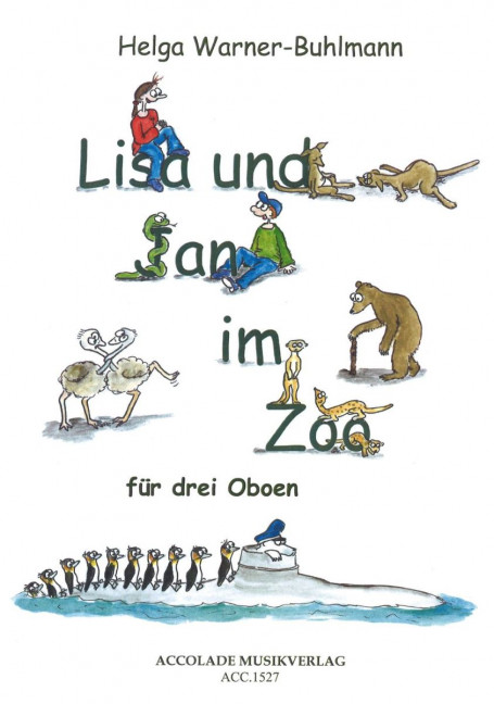 Vorderes Coverbild Lisa und Jan im Zoo 
