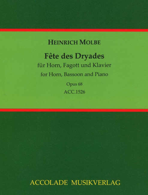 Vorderes Coverbild Fete des Dryades op. 68 