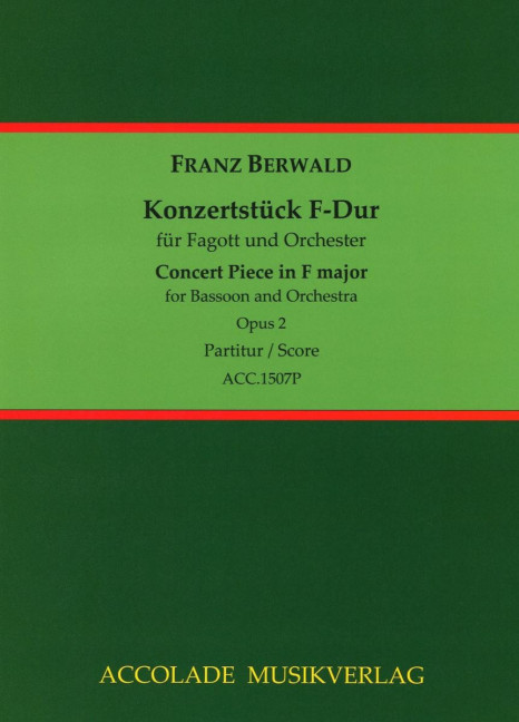 Vorderes Coverbild Konzertstück F-Dur op. 2 