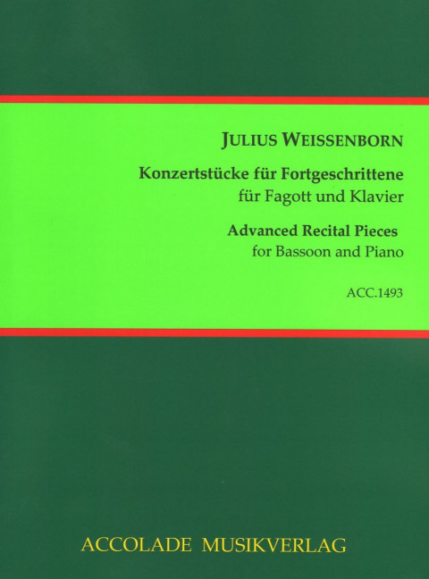 Vorderes Coverbild Konzertstücke für Fortgeschrittene 