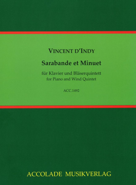 Vorderes Coverbild Sarabande et Minuet op. 24b 