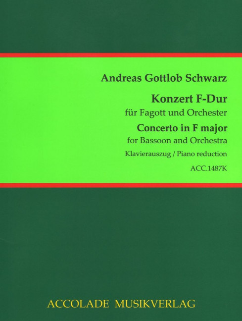 Vorderes Coverbild Konzert F-Dur 