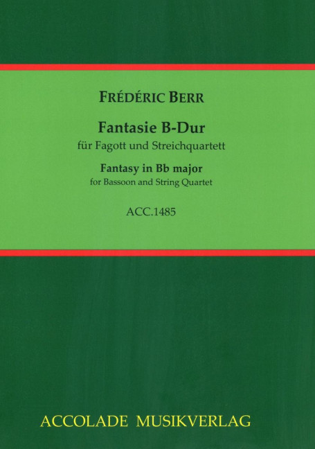 Vorderes Coverbild Fantasie B-Dur 