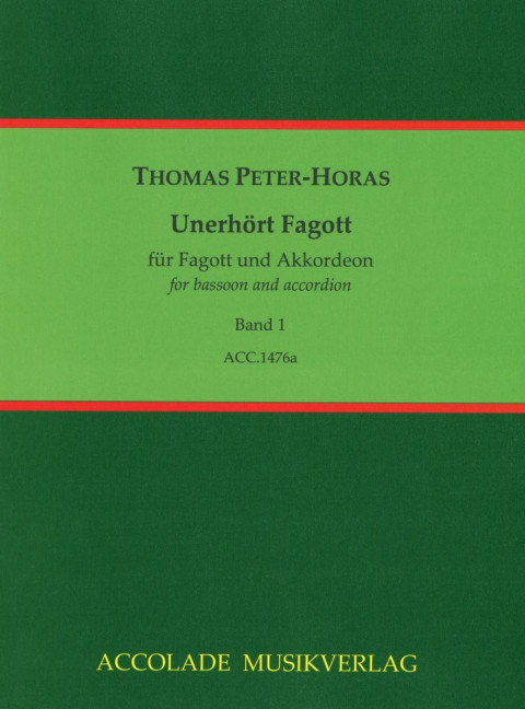 Vorderes Coverbild Unerhört Fagott Band 1