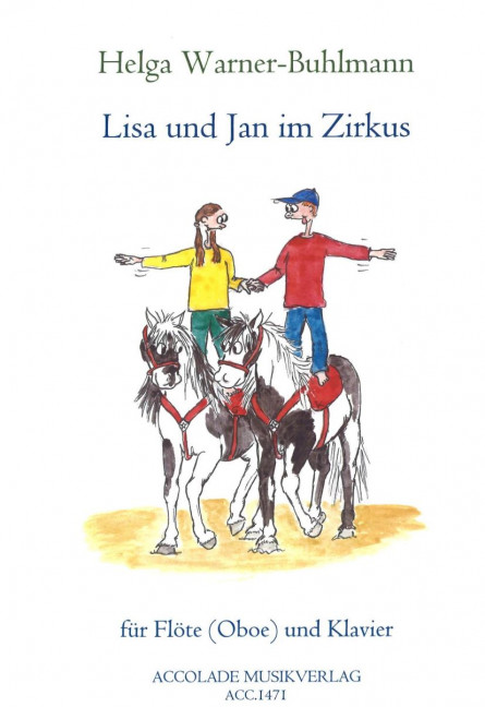 Vorderes Coverbild Lisa und Jan im Zirkus 