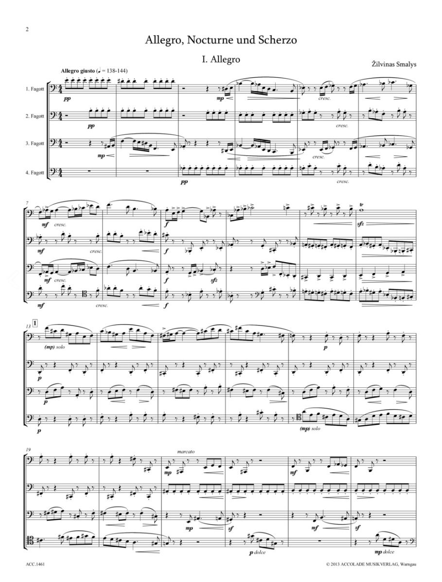 Anderes Coverbild Allegro, Nocturne und Scherzo 