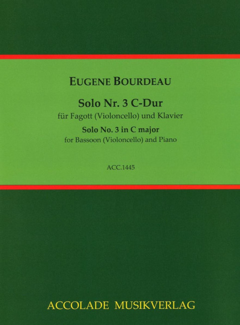 Vorderes Coverbild Solo Nr. 3 C-Dur 