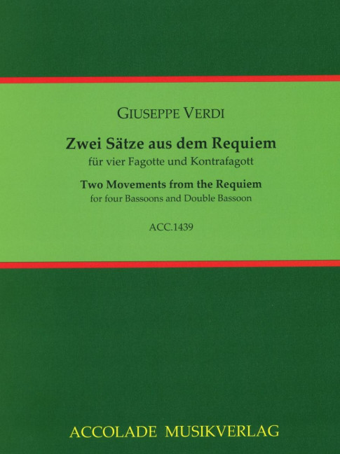 Vorderes Coverbild Zwei Sätze aus dem Requiem 
