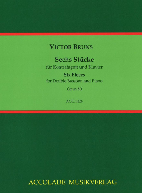 Vorderes Coverbild Sechs Stücke op. 80 
